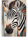 Zebra art deco
