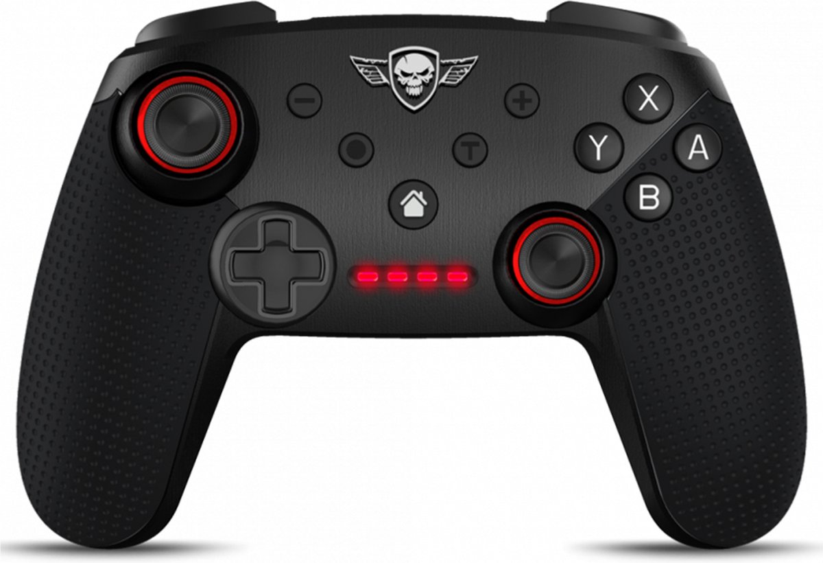 Spirit of Gamer Nintendo Switch controller – Switch – Nintendo – Draadloos – Geschikt voor Nintendo Switch – Turbo Functie – Zwart/Rood