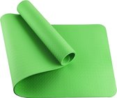 Yogamat, premium TPE, antislip, fitnessmat, sportmat, gymnastiekmat, mat voor fitness, yoga, pilates, sport, afmetingen 183 x 61 cm, dikte 6 mm