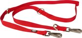 Duvoplus - Uitlaatriem Voor Dieren - Hond - Explor North Duo Leiband Nylon Xxl 200cm/25mm Rood - 1st