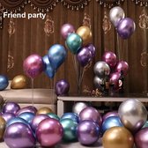 50 Stuks 10Inch Metallic Latex Ballonnen Goud Zilver Chroom Ballon Bruiloft Decoraties Globos Verjaardagsfeest Benodigdheden