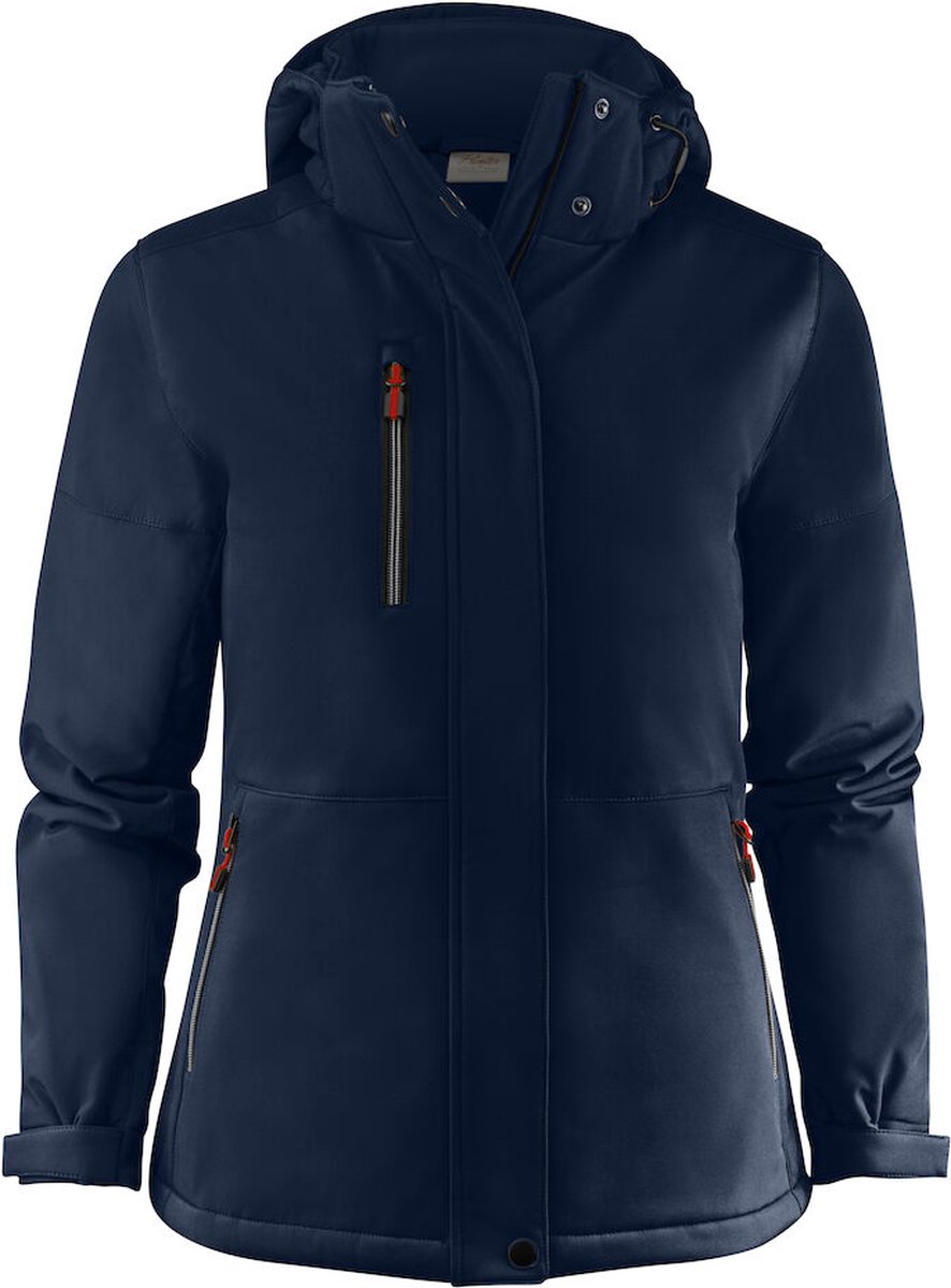 Printer SOFTSHELL OVERLANDING LADY 2261070 Marine Blauw
