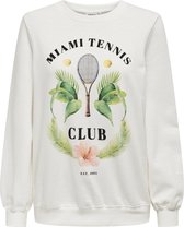 Only Trui Onljulia L/s Tennis O-neck Box Ub S 15320850 Cloud Dancer Dames Maat - XS