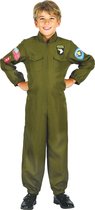 LUCIDA - Piloten kostuum voor jongens - L 128/140 (10-12 jaar)