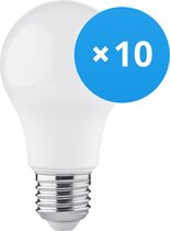Voordeelpak 10x LED Lamp E27 Peer Mat 4.9W 470lm - 830 Warm Wit | Vervangt 40W