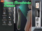 Slimme Digitaal Deurslot -Gezichtsherkenning & Biometric -BLS- Donker Groen