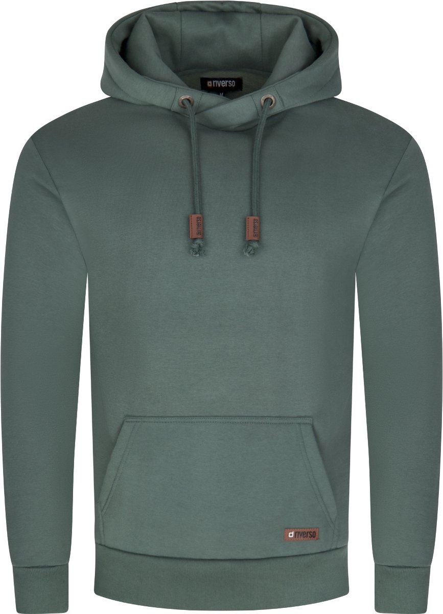 riverso Heren trui RivJulian regular fit Groen 4XL Volwassenen hoodie / capuchon trui