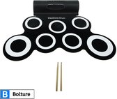 Bolture Drum Kit Electronic - Pad de batterie pour Enfants et Adultes - Comprend des Baguettes et des pédales