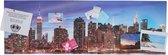 Cosmo Casa LED prikbord - Memo prikbord - Verlicht schilderij - Timer - 120x40cm - New York