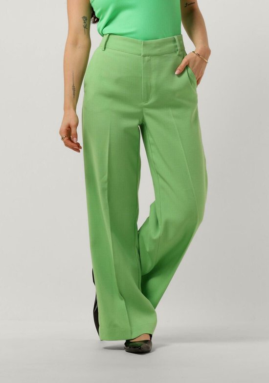 My Essential Wardrobe Carlamw Pant Broeken Dames - Groen - Maat XL