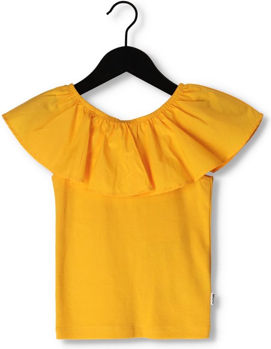Molo Reca Tops & T-shirts Meisjes - Shirt - Oranje - Maat 146/152