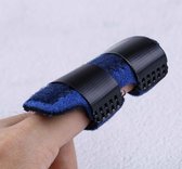 Vinger Brace - Verstelbaar - Buigbaar - Vingerspalk - Vingerbob - Spalk - Ondersteuning voor de vingers - Blauw - LOUZIR