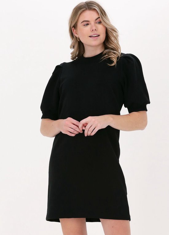 Minus Mika Sweat Dress Jurken Dames - Kleedje - Rok - Jurk - Zwart - Maat XS