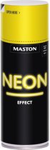 Maston Neon Effect spuitverf - geel - decoratieve spuitlak - 400 ml