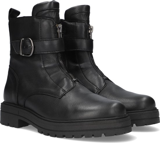 Wysh Sofia Enkelboots - Enkellaarsjes - Meisjes - Zwart - Maat 34