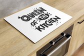 Inductiebeschermer - Queen of the Kitchen - 89x52 cm - Inductiebeschermer - Inductie Afdekplaat Kookplaat - Inductie Mat - Anti-Slip - Keuken Decoratie - Keuken Accessoires