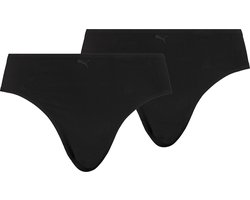 PUMA BRIEF - 2 stuks - Sportondergoed Dames - Maat One Size - Slip - Dames Ondergoed - Zwart