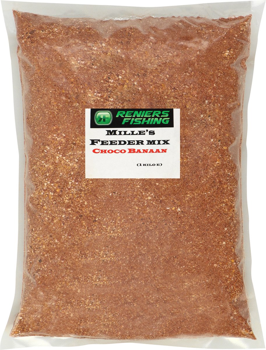 Reniers Fishing Mille's Feedermix 1 Kilo - Smaak : Choco Banaan
