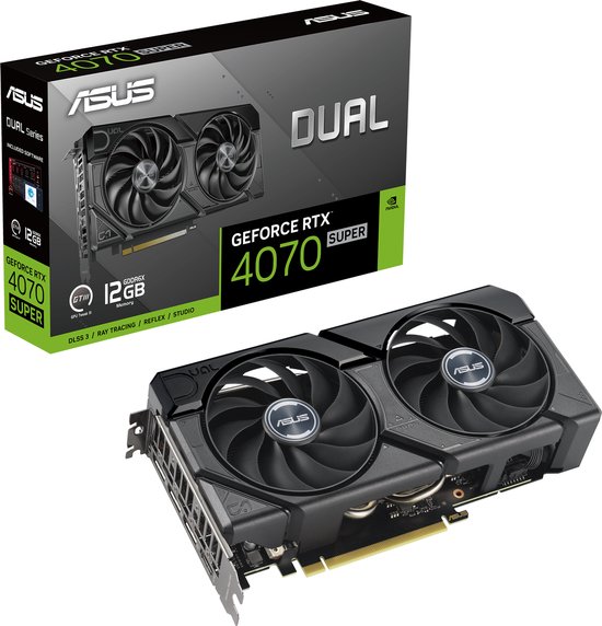 ASUS Dual -RTX4070S-12G-EVO NVIDIA GeForce RTX 4070 SUPER 12 GB GDDR6X