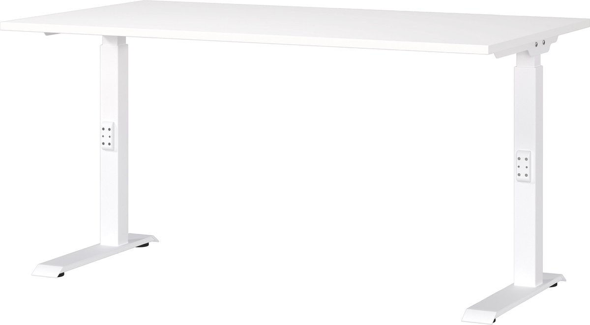 Bureau Galileo Wit - 140x80cm - Hoogte 91 cm - In hoogte verstelbaar