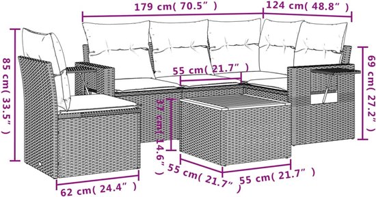 vidaXL-6-delige-Loungeset-met-kussens-poly-rattan-zwart