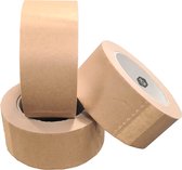 Ace Verpakkingen - Verpakkingstape - 6 rollen - Papier - Milieuvriendelijk - 50mm x 50 meter