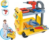 WOOPIE speelgoed gereedschap kar - Speelgoedgereedschapsset - voor Kinderen - Speelgoed werkbank