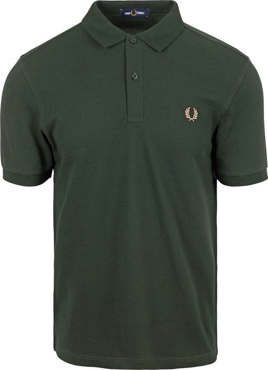 Fred Perry - Polo M6000 Donkergroen V10 - Slim-fit - Heren Poloshirt Maat XXL