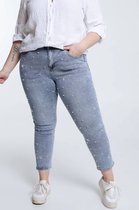 Paprika Slim 7/8-jeans met parels