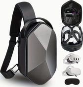 Étui de voyage particulièrement adapté pour Meta Quest 3 et 2 - sac de voyage - accessoires VR - sac à dos à bandoulière - sac à bandoulière femme et homme - étui waterproof