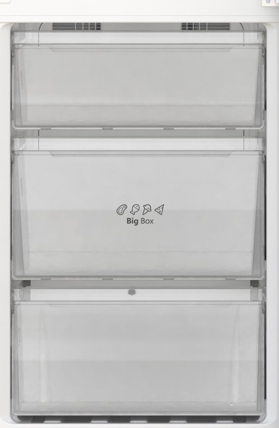 Diepvrieslade met 'Big Box' aanduiding.