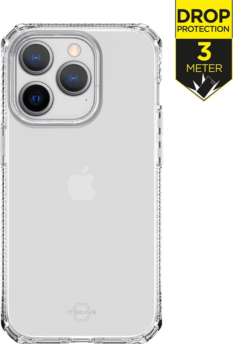 ITSKINS Spectrum R Clear Apple iPhone 14 Pro Hoesje Transparant