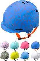 Baby fietshelm - Fietshelm baby - Kinderfiets helm - Fietshelm voor jongens & meisjes - Blauw- Maat M (50-55cm omtrek) - Houd je kind veilig op de fiets!