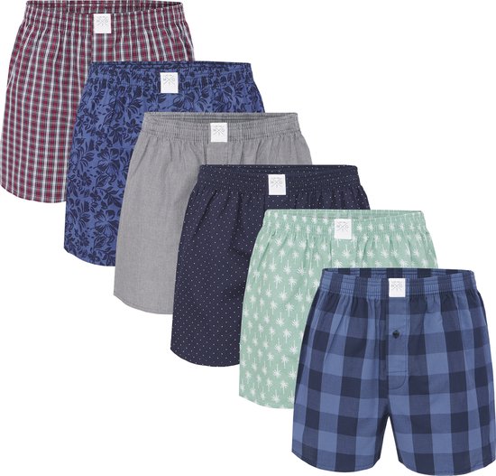 MG-1 Wijde Kinder Boxershorts Jongens 6-Pack D300K - Maat 152