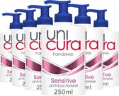 6x Unicura Vloeibare Handzeep Prebiotica Sensitve 250 ml