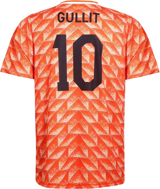 EK 88 Voetbalshirt Gullit - Nederlands Elftal - Oranje shirt - Voetbalshirts Kinderen - Jongens en Meisjes - Sportshirts - Volwassenen - Heren en Dames-S - Kingdo