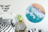 WallCircle - Wall Circle - Wall Circle Indoor - Mer - Water - Mousse - 120x120 cm - Décoration murale - Peintures Ronds XXL