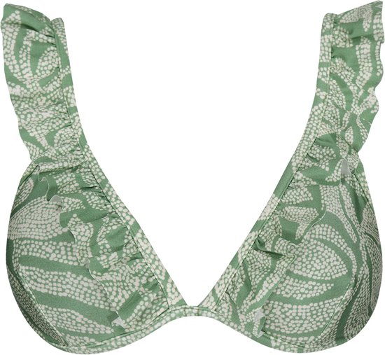 Barts Akamu Wire Triangle Vrouwen Bikinitopje - maat 40C/D - Groen