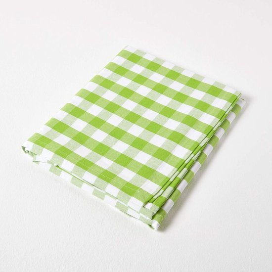 Hoogwaardig tafelkleed tafellinnen uit 100% katoen collectie concept, kleur en grootte naar keuze (tafelkleed - ovaal 150x350cm, smaragdgroen