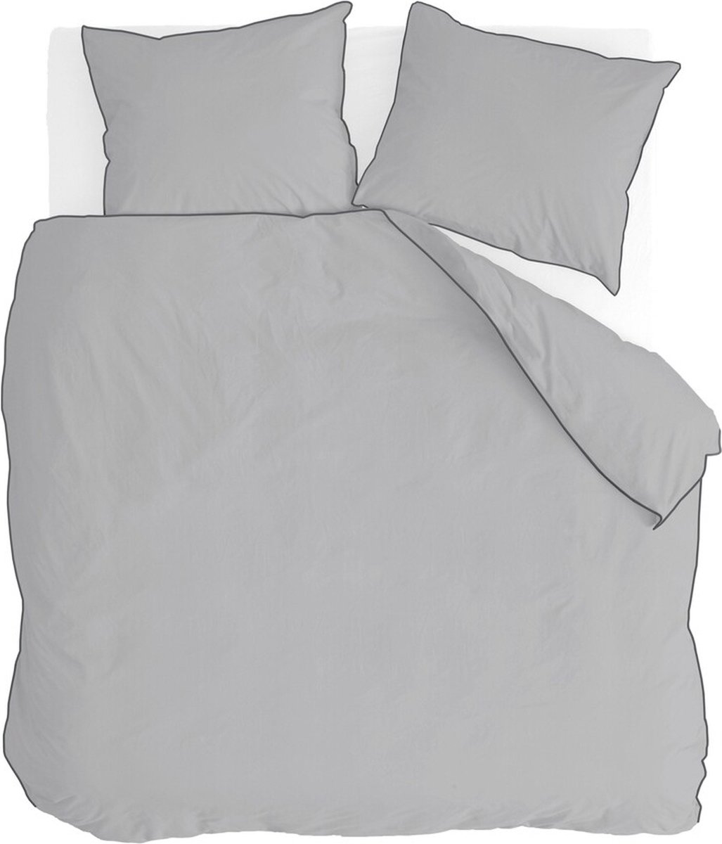 Walra Dekbedovertrek Sweet Softy - 200x220 - 100% Katoen - Grijs