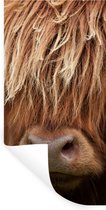 Stickers muraux - Scottish Highlander - Nez - Cheveux - 40x80 cm - Film Adhésif