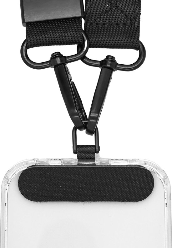 Universele Telefoonkoord - Telefoonketting met Clip - Verstelbare Telefoonkoord - Geel