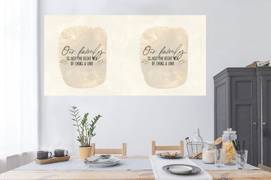 Muurstickers - Sticker Folie - Familie - Ouders - Quotes - 160x80 cm - Plakfolie - Muurstickers Kinderkamer - Zelfklevend Behang - Zelfklevend behangpapier - Stickerfolie