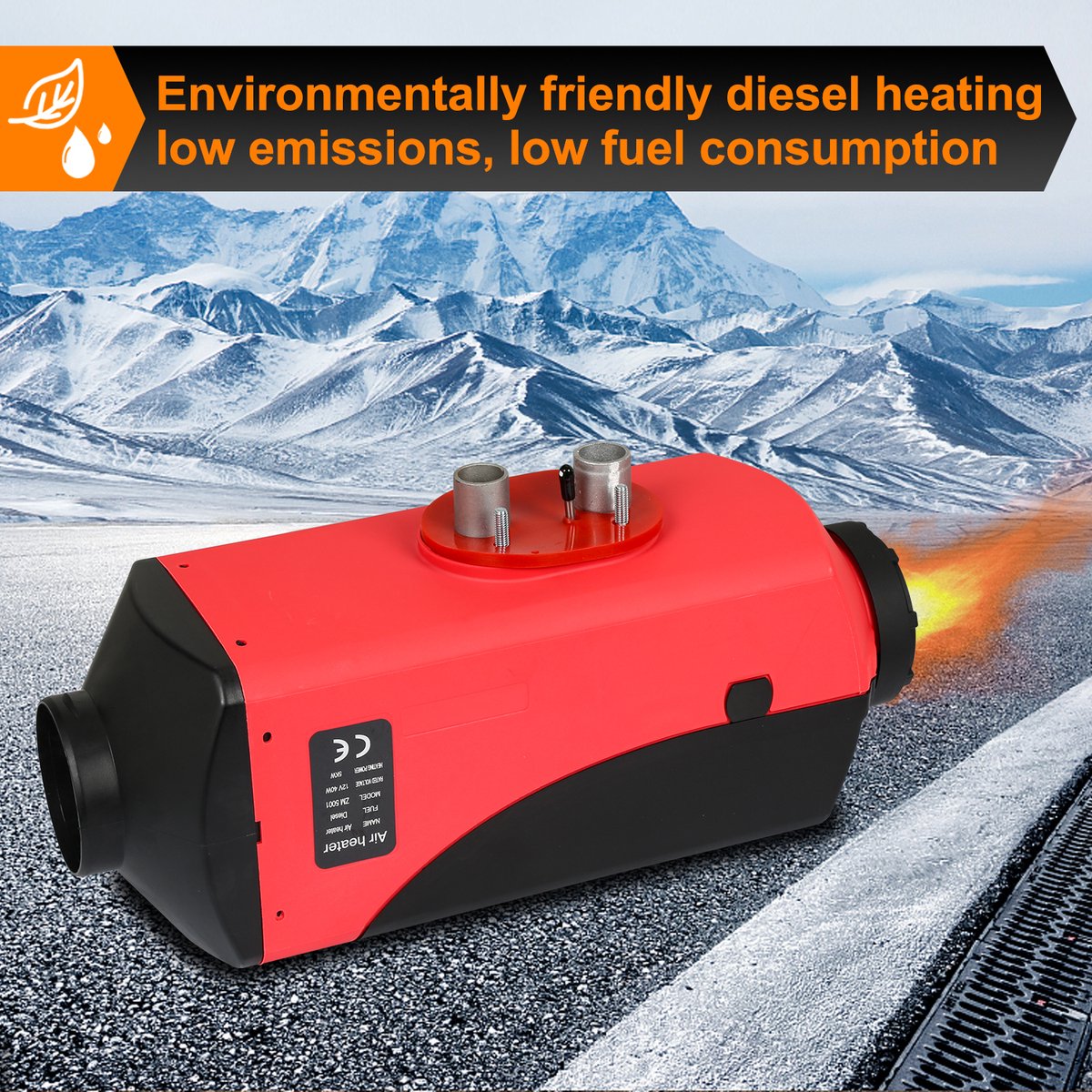 Nieuwe 12V/8Kw Diesel Standkachel - Direct Leverbaar