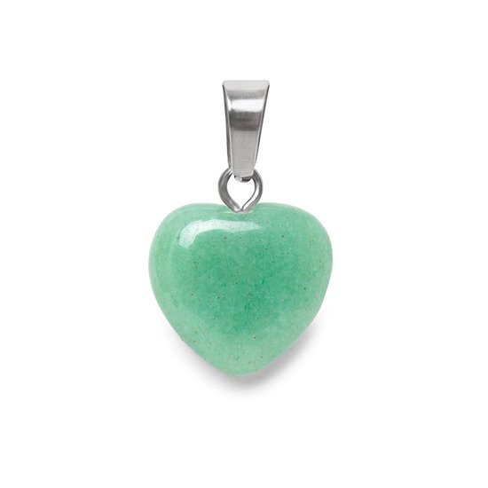 Zentana Hanger Edelsteen Hart Groene Aventurijn