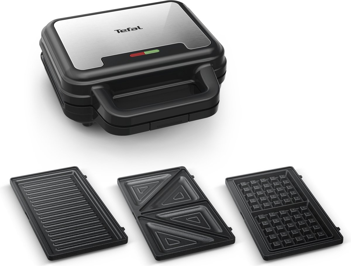 Tefal UltraCompact 3in1 SW383D - Wafel- Tosti-ijzer & Contactgrill - 700W