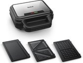 Tefal UltraCompact 3in1 SW383D - Wafel-, Croque-Monsieur machine & Contactgrill - 700W