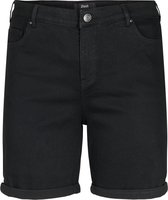 ZIZZI JELLA, SHORTS Dames Jeans - Black - Maat 52