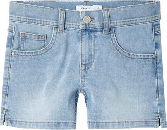 NAME IT NKFSALLI SLIM DNM SHORTS 9843-IC TB Meisjes Broek - Maat 158