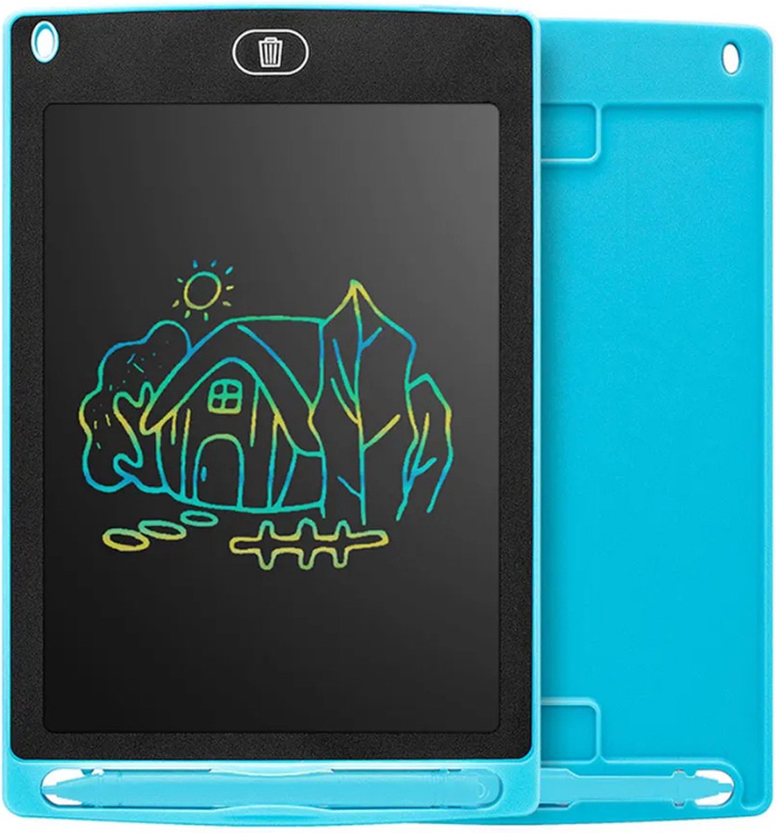 P&P Goods Tekentablet - Tekentablet Voor Kinderen - Tekenbord - Draagbaar Formaat - Klein Formaat - Teken Tablet - 6.5 Inch -Blauw